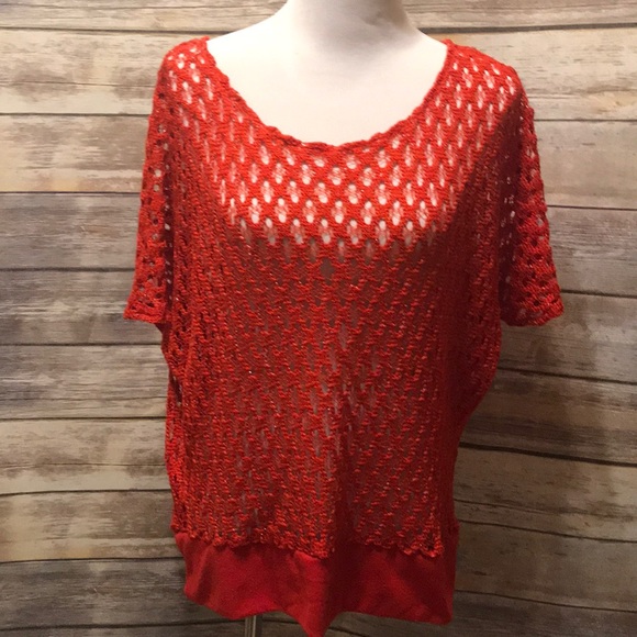 Derek Heart Tops - Crochet top